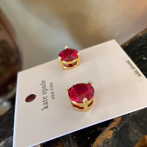 NWT Kate Spade Cubic Zirconia earrings - Picture 6 of 7